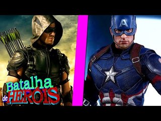 Minecraft : CAPTAIN AMERICA vs ARROW - BATALHA DE HERÓI