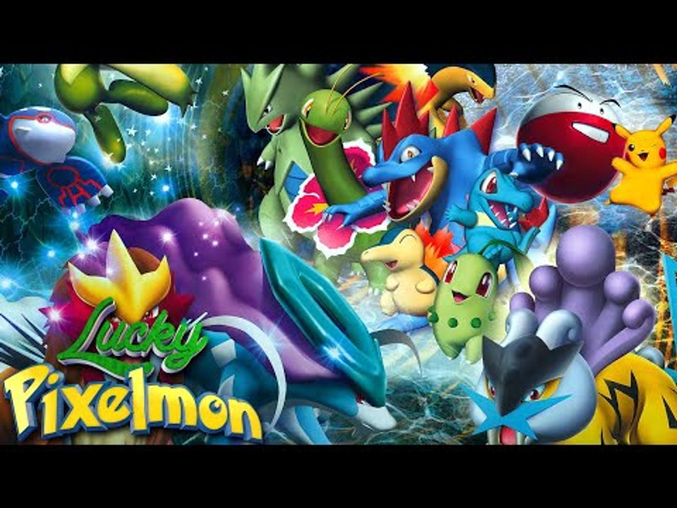 Minecraft : LUCKY PIXELMON - MAIS DE 300 POKÉMONS NA MESMA PARTIDA ?!