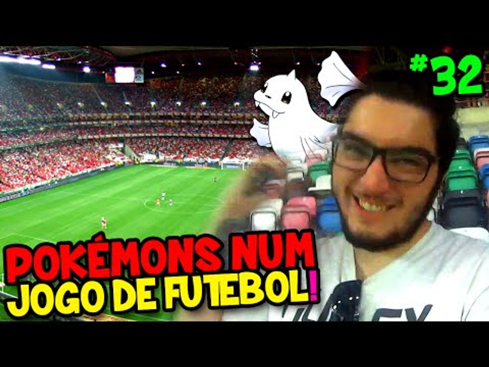 POKÉMON GO #32 - FUI A UM JOGO DE FUTEBOL NO ESTÁDIO PROCURAR POKÉMONS !