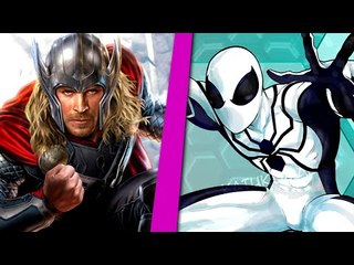 Minecraft : SPIDER-MAN BRANCO vs THOR - BATALHA DE HERÓI