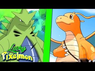 Minecraft : LUCKY PIXELMON - DRAGONITE vs TYRANITAR ! QUAL É O MAIS FORTE ?!