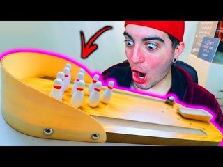 COMPREI O JOGO DE BOWLING MAIS PEQUENO DO MUNDO