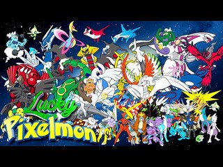 Minecraft : LUCKY PIXELMON - MAIS DE 15 LENDÁRIOS NA MESMA BATALHA !! :O