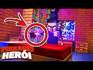 Minecraft : PEQUENO HERÓI #1 - VIREI UMA FORMIGA ?!