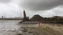 Report TV - Durrës, fillon ndërtimi i pallatit 25 m nga vija fundore e detit