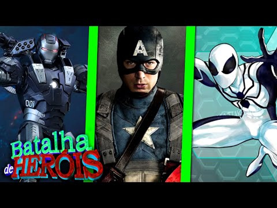 Minecraft : SPIDER-MAN BRANCO vs MAQUINA DE COMBATE vs CAPITÃO AMÉRICA - BATALHA DE HERÓI