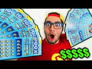 GASTEI 400 $ EM RASPADINHA E GANHEI MUITOS PRÉMIOS !