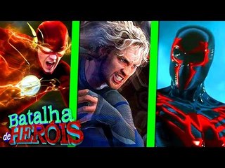 Minecraft : THE FLASH vs SPIDER-MAN DO FUTURO vs MERCÚRIO - BATALHA DE HERÓI