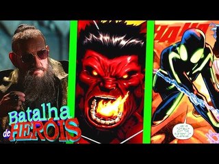 Minecraft : SPIDER-MAN VERDE vs HULK VERMELHO vs MANDARIN - BATALHA DE HERÓI