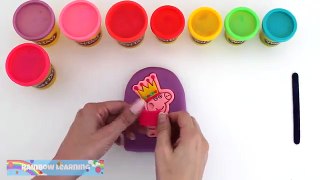 Play-Doh How to Make a Ice Cream Popsicle * Creative for Kids * RainbowLearning