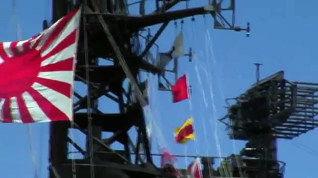 Japanese Navy Enters Pearl Harbor Flying The Rising Sun