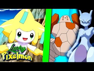 Minecraft : LUCKY PIXELMON 5.0 - JIRACHI vs REGIROCK e MEWTWO ! QUEM VAI VENCER ?!