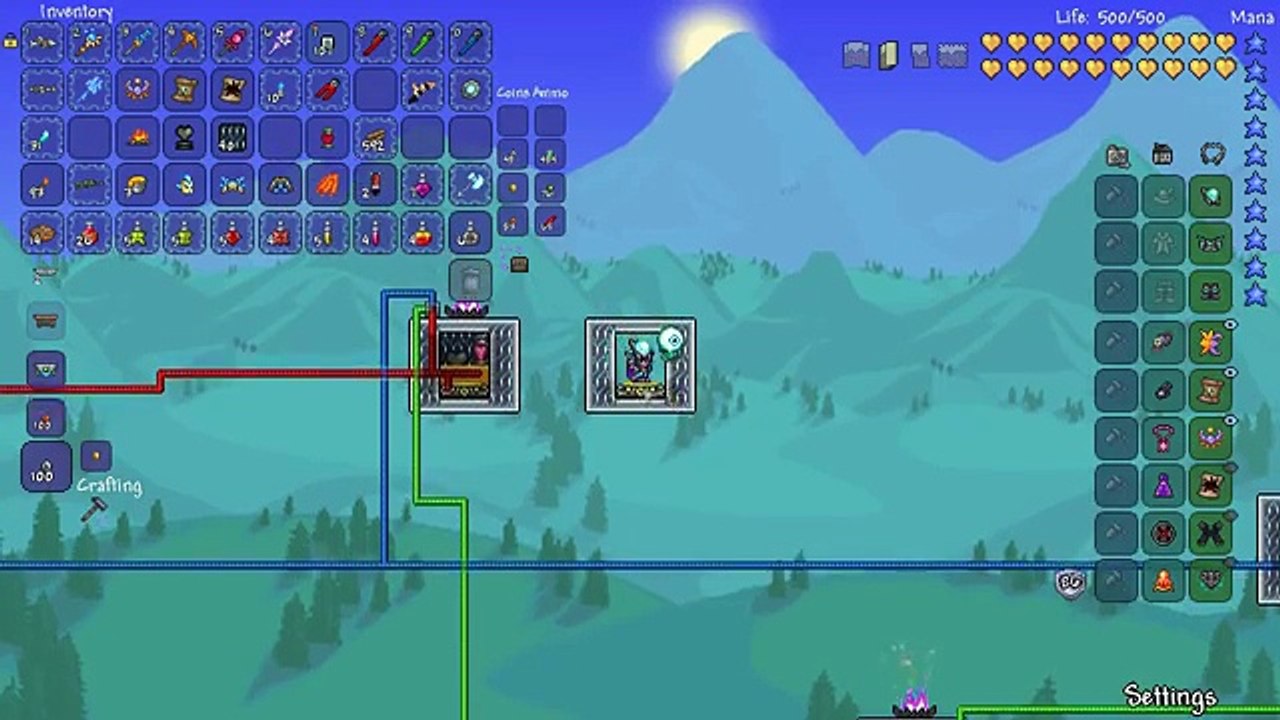 Terraria 1.3 Expert Mode AFK Moon Lord Farm | 1.3 New Bosses