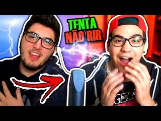 TENTA NÃO RIR COM CHOQUE ELÉTRICO !