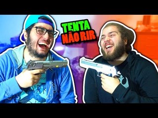 TENTA NÃO RIR COM DISPAROS DE AIRSOFT !