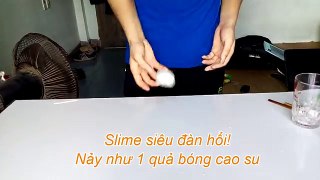 Cách làm Slime bằng dung dịch rơ miệng siêu dẻo dai, đàn hồi như cao su