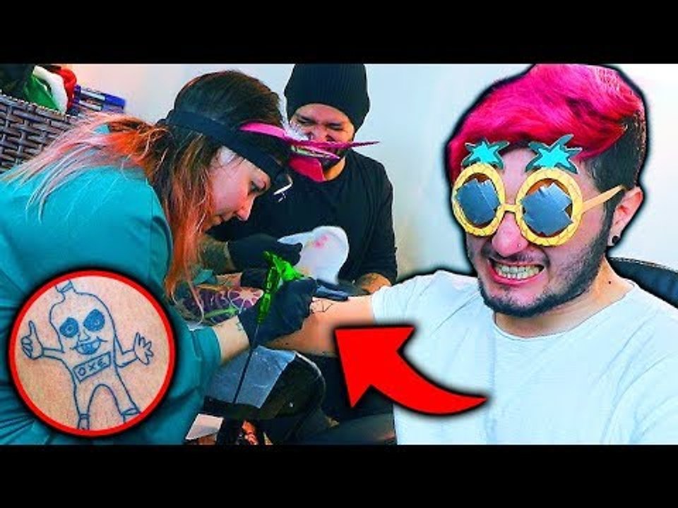 MINHA NAMORADA FEZ UMA TATUAGEM EM MIM E VEJA O RESULTADO !