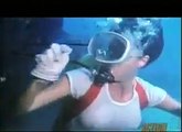 Classic scuba drowning video
