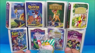 1997 WALT DISNEYS MASTERPIECE COLLECTION SET OF 9 McDONALDS HAPPY MEAL KIDS TOYS VIDEO REVIEW
