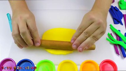 DIY Play Doh How to Make a Rainbow Star Learn Rainbow Color For Kids