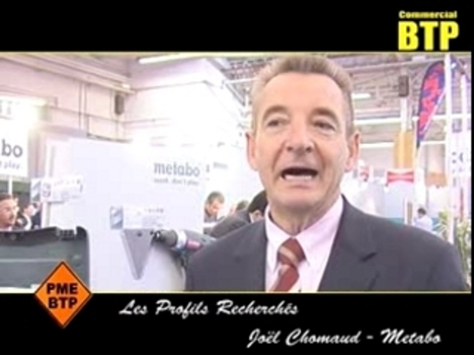 Commercial BTP: Joël Chomaud