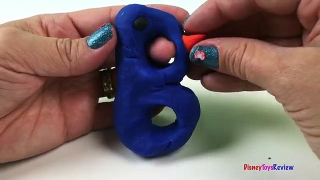 Playdoh Alphabet Animals - Learn ABC with alligator flamingo dog cat bird animal