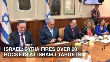 Israel: Syria Fires Over 20 Rockets at Israeli Targets