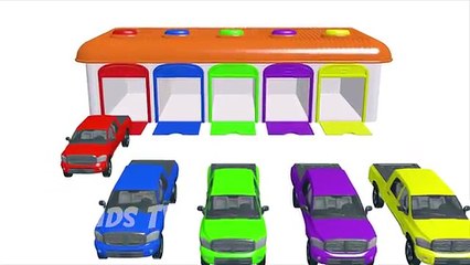 LEARN COLORS WITH BUS FOR CHILDREN! LEARNING EDUCATIONAL VIDEOS! Vechicles for Kids Nursery Rhymes