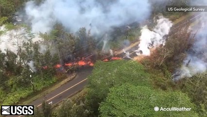 New fissures open up; Kilauea eruptions continue
