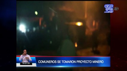 Incidentes por minería en Azuay