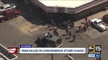 Man killed inside Circle K in Phoenix, suspect taken into custody