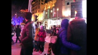 北京民众红红火火过圣诞节