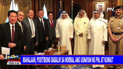 Pamahalaan, positibong babalik sa normal ang ugnayan ng PHL at Kuwait
