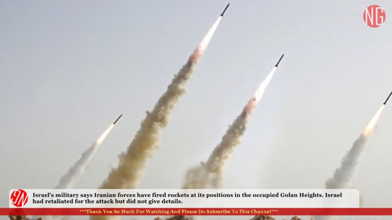 Iran Fires Rockets At Golan Heights, Israel Retaliates