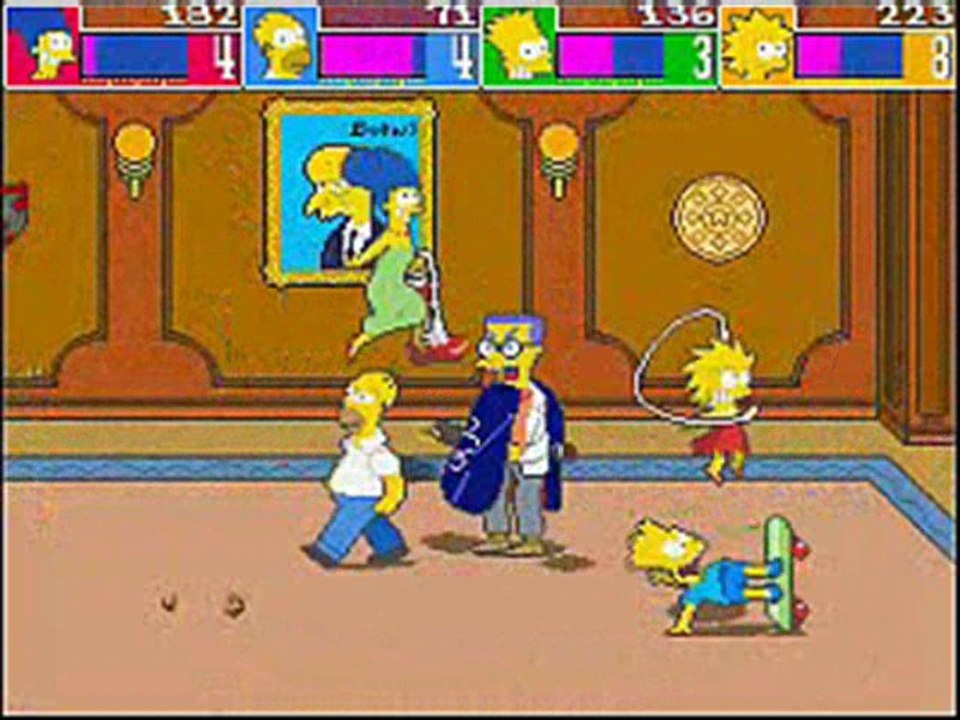 The Simpsons Arcade Game: Four Player Run 2 (Part 8 Of 8)
