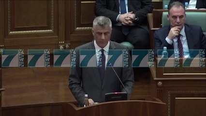 HASHIM THAÇI MBAN FJALIMIN VJETOR, "KALONI DEMARKACIONIN" - News, Lajme - Kanali 10
