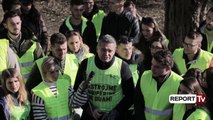 Report TV - “Të pastrojmë Shqipërinë që duam” 3000 vullnetarë pastrojnë terrenin në Krujë