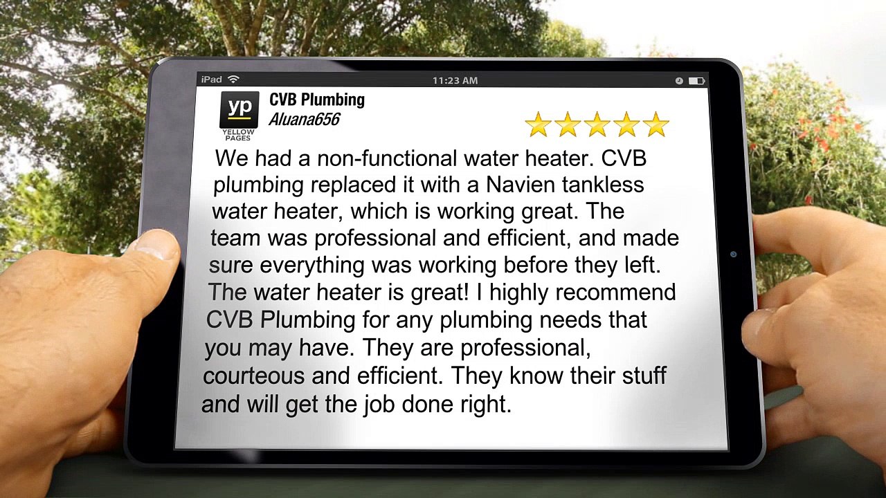 CVB Plumbing Poway Outstanding 5 Star Review by aluana656