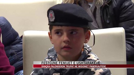 Xhaçka feston me fëmijët e ushtarakëve - News, Lajme - Vizion Plus