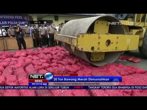 Polda Sumut Musnahkan 20 Ton Bawang Merah -NET5