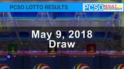 PCSO Lotto Results Today May 9, 2018 (6/55, 6/45, 4D, Swertres, STL & EZ2)