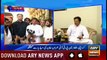 Chairman PTI Imran Khan Short Media Talk Golra Sharif Islamabad (09.05.18)