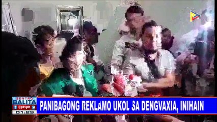 Panibagong reklamo ukol sa Dengvaxia, inihain