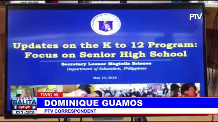 DepEd: Implementasyon ng senior high school, matagumpay