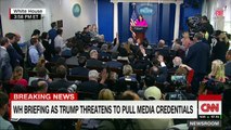 Sanders spars with reporters over press access