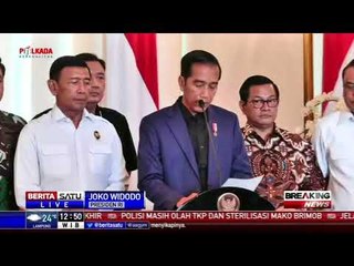 Keterangan Pers Jokowi Terkait Rusuh Mako Brimob