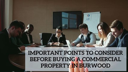 Want to buy a commercial property in Burwood?