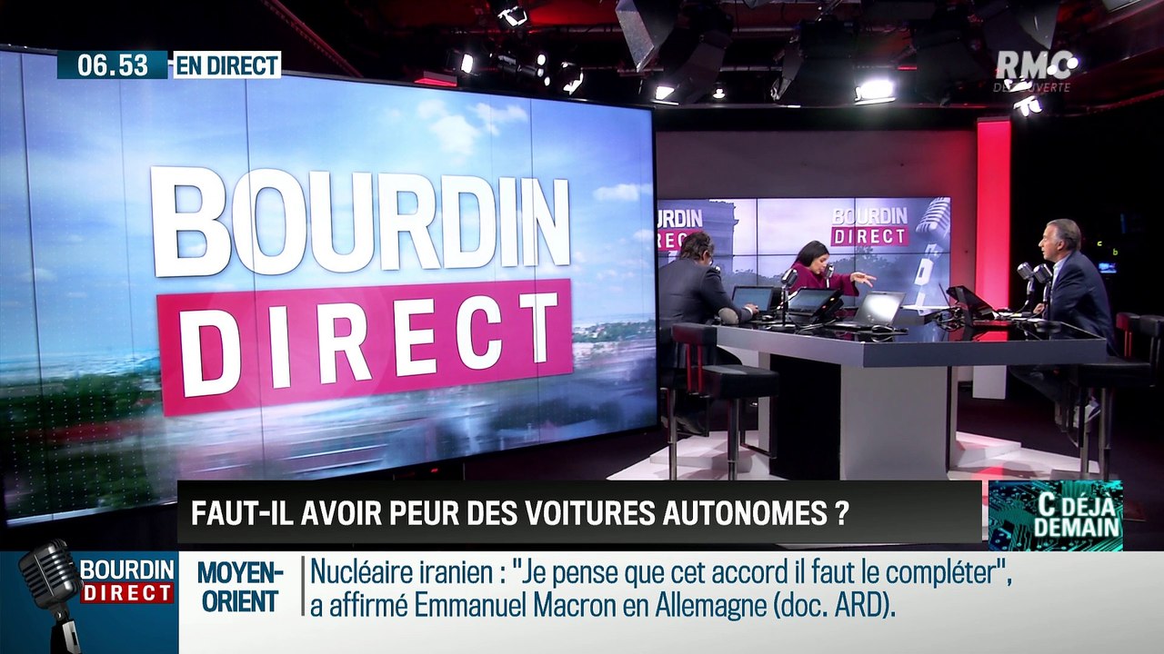 La chronique de Frédéric Simottel: Faut-il avoir peur des voitures autonomes ? - 10/05