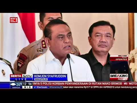 Wakapolri: Rutan di Mako Brimob Bukan Rutan Anggota Polri