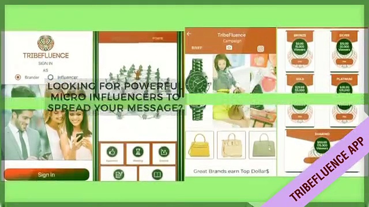 TribeFluence App | Connect Branders with Social Media Influencers